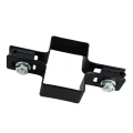 Staffa intermedia per pannelli di recinzione 40x60 nero GPV-700-02 (2)