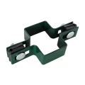 Staffa intermedia per pannelli di recinzione 40x60 verde GPV-700-03