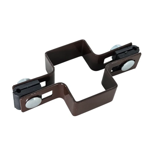 Staffa intermedia per pannelli di recinzione 40x60 marrone GPV-700-05