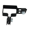 Staffa angolare per pannelli di recinzione 40x60 nera GPV-700-07