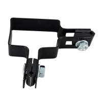 Morsetto angolare per pannelli di recinzione 40x60 mm nero