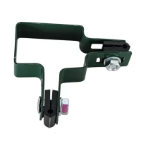 Morsetto angolare per pannelli di recinzione 40x60 mm verde