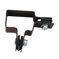 Morsetto angolare per pannelli di recinzione 40x60 marrone