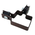 Staffa angolare per pannelli di recinzione 40x60 marrone GPV-700-10 (2)