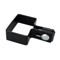 Morsetto terminale per pannelli di recinzione 40x60 mm nero