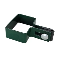 Morsetto terminale per pannelli di recinzione 40x60 mm verde