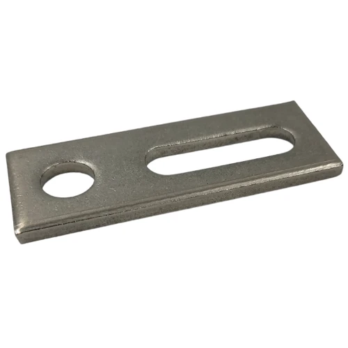 Adattatore di fissaggio M12 80x30x5 materiale 1.4301 PV-07-07