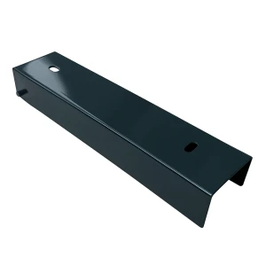 Profilo a U connettore supporto per zoccolatura 250x55 Antracite Grafite