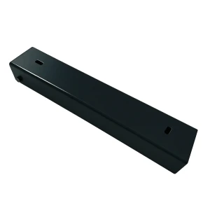 Profilo a C di collegamento per muretto 300x55 nero