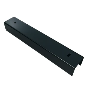 Profilo a C di collegamento per muretto 300x50 nero