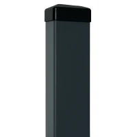 Paletto per recinzione 60x40x1,2 mm, lunghezza 2,4 m, grafite