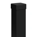 Paletto per recinzione 80x80x2 mm, lunghezza 2,4 m, nero GPV-700-74 (1)