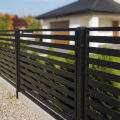 Paletto per recinzione 80x80x2 mm, lunghezza 2,4 m, nero GPV-700-74 (4)