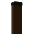 Paletto per recinzione 60x40x1,2 mm, lunghezza 2,4 m, marrone RAL 8017 GPV-700-68 (1)