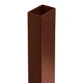 Paletto per recinzione 60x40x1,2 mm, lunghezza 2,4 m, marrone RAL 8017 GPV-700-68 (2)