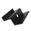 [RDY] Morsetto terminale H40 L50 per moduli fotovoltaici, alluminio verniciato nero PV-03-79 (3)