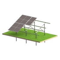 Kit Solare N2V Light - struttura fotovoltaica a terra per 12 pannelli