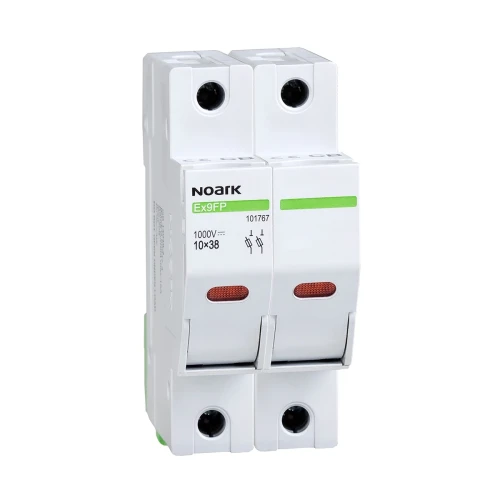 Base per fusibili, 30 A, 1000 V CC, 2 poli, DC-20B, indicatore ottico di intervento PV-200-101767