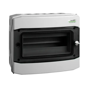 Scatola di installazione in plastica da parete IP65 1 fila 12 moduli
