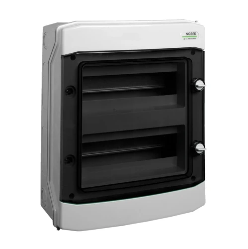 Scatola di montaggio in plastica, montaggio esterno, IP65, 2 file, 2x12 moduli PV-200-101495