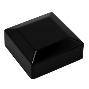 Cappuccio copripalo per palo recinzione 100x100 nero