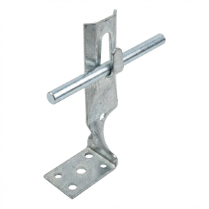 Supporto angolare morsetto a vite h=7cm zincato galvanico