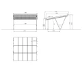 Parcheggio fotovoltaico VICA per 2 veicoli SOLO Carport GPV-105-02 (5)