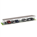Parcheggio fotovoltaico VICA per 8 veicoli SOLO Carport 4x2 moduli GPV-105-08 (1)