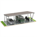 Parcheggio fotovoltaico VICA per 3 veicoli SOLO Carport 2+1 moduli GPV-105-09 (1)