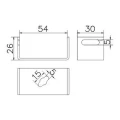 Scatola di controllo da parete 150x150x100mm in plastica grigia 000-173 (2)