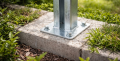 Base per palo di recinzione 60x40 zincata 000-151 (3)