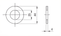 Rondella M24 DIN 125 A2 140 HV 25 - 100 pezzi 000-166 (2)