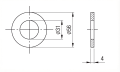 Rondella M30 DIN 125 A2 140 HV 28 - 50 pezzi 000-168 (2)