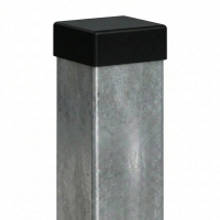 Paletto per recinzione 100x100x3 mm, lunghezza 2,0 m, zincato