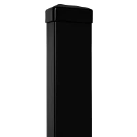 Paletto per recinzione 60x40x1,2 mm, lunghezza 2,0 m, nero RAL 9005