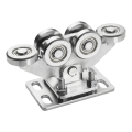 Carrello per cancelli scorrevoli autoportanti 80/6 ruote in acciaio 000-254 (1)