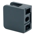 Supporto per vetro 45x45x26 mm antracite vetro 6-10,76 mm zamak sistema piatto verniciato 000-269 (2)