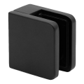 Supporto puntuale per vetro 45x45x26 mm, nero, vetro 6-10,76 mm, zamak, sistema piatto, verniciato 000-286 (1)
