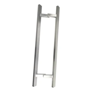 Maniglione bilaterale rettangolare 45° 20x40x1200 mm AISI 304 universale satinato