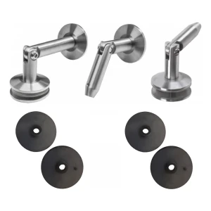 Sistema di coperture in vetro M10 tirante 3 elementi fi 10 mm vetro 8-17,52 mm AISI 304 satinato