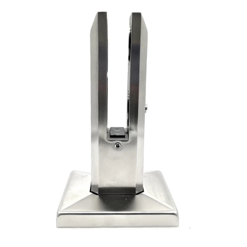 Supporto verticale per vetro spigot 50x50/100x100 mm vetro 12-17,52 mm AISI 304 satinato 000-291 (1)