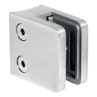 Supporto per vetro 45x45x26 mm vetro 8-10,76 mm AISI 304 sistema 48,3 mm satinato