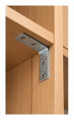Squadretta per mobili KW 30 30x30x14x1,5 zincatura a caldo 000-350 (2)