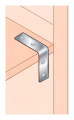 Squadretta per mobili KW 30 30x30x14x1,5 zincatura a caldo 000-350 (3)