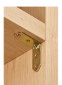 Squadra di montaggio KW 3 50x50x17x2,0 zincatura dorata 000-348 (2)
