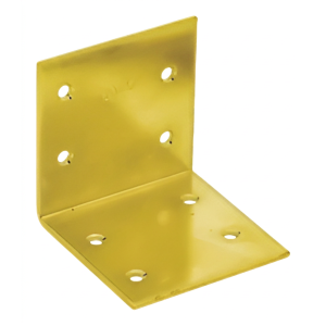 Squadra larga KS 3 60x60x60x2,0 zincatura dorata