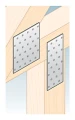 Piastra perforata connettore piatto PP 2 40x100x2,0 000-359 (6)