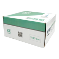 Kit di montaggio per profili U/L da 2,5 m spessore vetro da 20 a 21,52 mm Kozza 000-386 (6)