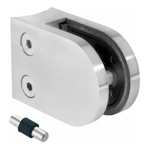 Supporto per vetro 6-10,76 mm 50x40x26 mm pin system 42,4 mm zamak grezzo