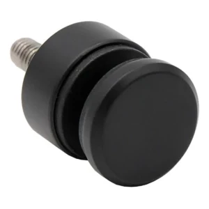 Supporto puntuale per vetro 6-12 mm fi 30/13/M8x40 AISI 304 sistema piatto nero